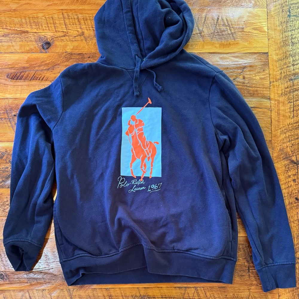 Polo by Ralph Lauren Navy Sweatshirt Hoodie